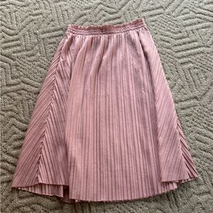Ashley Blue Soft Pink A-Line Skirt